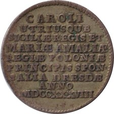 Sachsen, Doppelgroschen 1738 Friedrich August II. 1733-1763 - "Ehe-Gedenkmünze"