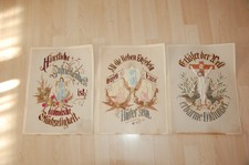 Religiöse Volkskunst Stickbilder alt