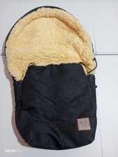 Fellhof Fußsack schwarz