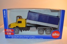 Siku 3547 - Mercedes-Benz Zetros mit Pritsche und Plane, neuwertig in OVP, 1:50