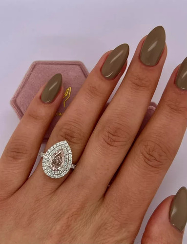 950 platin lab grown diamant - 950,