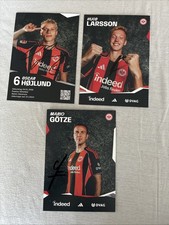3 Autogrammkarten Eintracht