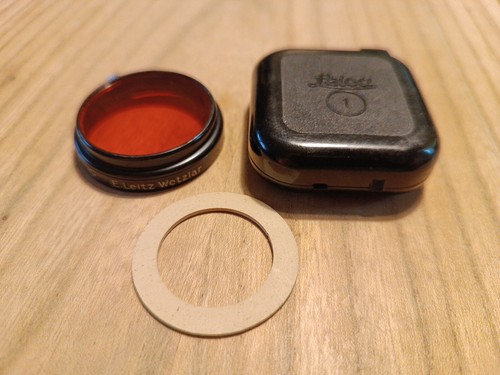 Leitz leica orange filter - leitz,
