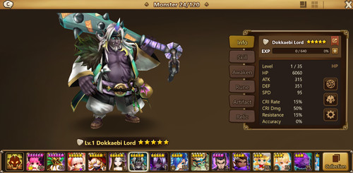Summoners war 2ld euldong - summoners,