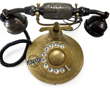 Antik Telefon Messing