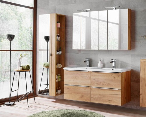 Badezimmer set capri 120cm - badezimmer,