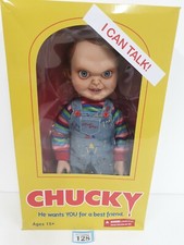 Chucky Mezco Toys Evil Face 15" Zoll sprechende Puppe Horror Mega Scale verpackt RAR