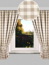 2er-Set Landhausvorhang Karo