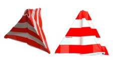 Faltsignal Baustelle Absicherung Warndreieck Pyramide 44 cm TRIOPAN Leuchtfarben