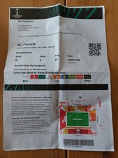 Used Sammler Ticket UEFA Conf 2025/26 1.FSV Mainz 05 AC Fiorentina Florenz E-tix