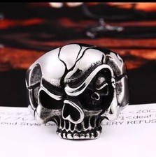 RING RITTER BIKER TOTENKOPF