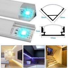 10x1m LED Aluminium Profil