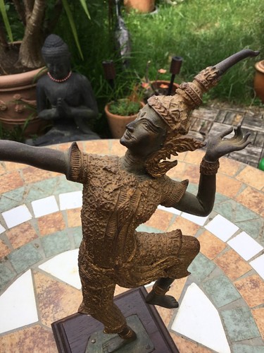 Figur thailand bronze - bronze, gold