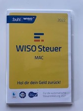 WISO Mac Steuer 2022 Steuervorbereitung CD Buhl Sparbuch