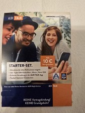 ALDI TALK Prepaid SIM – 10€ Guthaben – Neu & ungeöffnet