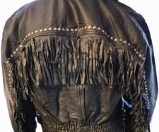 Damen Biker Lederjacke mit