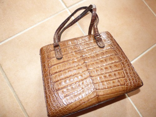 Handtasche krokodilleder - handtasche,