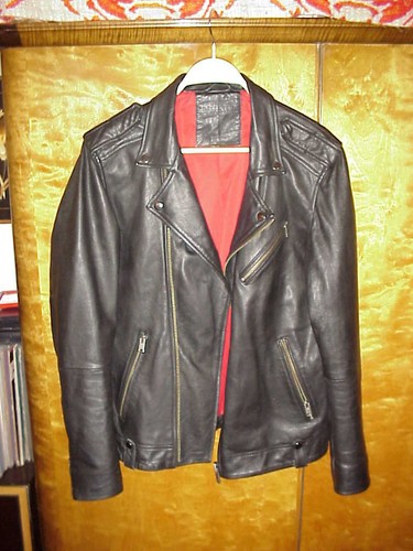 Lederjacke biker stil - lederjacke,