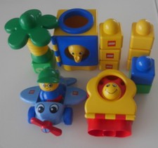 GENIALES Lego DUPLO PRIMO SET! 16 Teile mit Palme , Figur, Flugzeug, Elefant etc