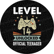 14.Geburtstag Tortenaufleger