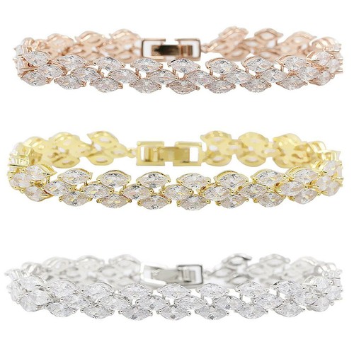 Damen armband zirkonia - 8,