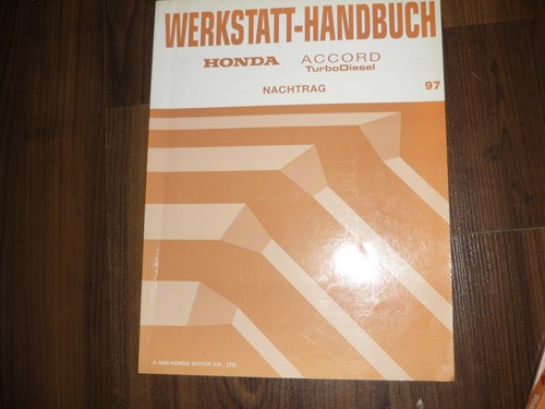Honda werkstatt handbuch - werkstatt,
