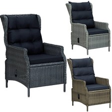Verstellbarer Relaxsessel Polyrattan Gartensessel Loungesessel Gartenstuhl Stuhl