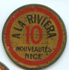 Briefmarke Monnaie Nice Mit Riviera 10 Cent Rot