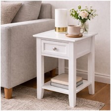 Beistelltisch Lara Weiß