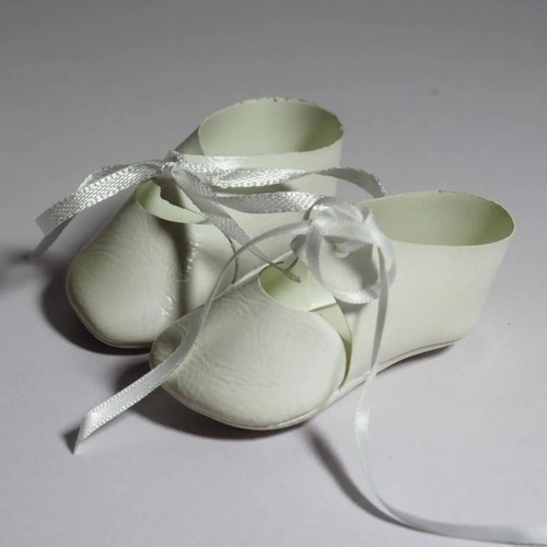 Weiße puppenschuhe mit - weiße,