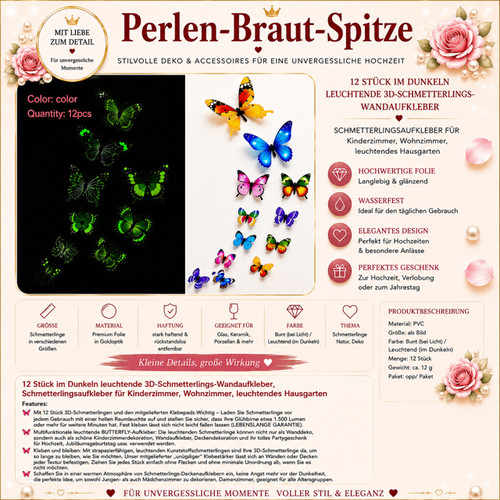 12x bunt leuchtend - 12x,