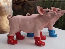 Schwein bunt witzig Deko Figur