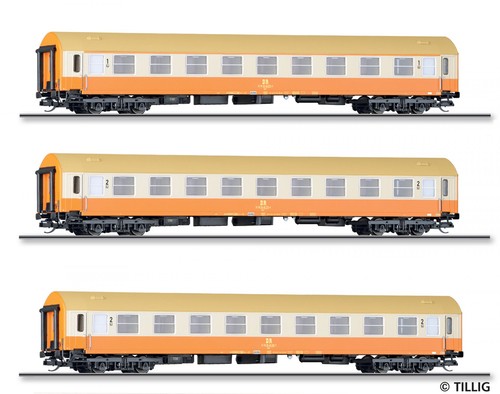 Tillig 01804 er wagenset - 3-er,
