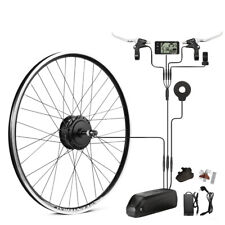 E Bike Umbausatz 26 Zoll/27,5 Zoll/28 Zoll Heckmotor Ebike Motor mit 13Ah Akku