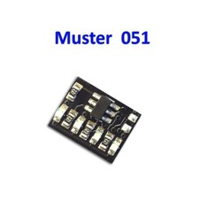 MoBa Blink Blitz Effekt Modul M051 blau 3-5V 4-Kanal LED PFM Eisenbahn Kirmes