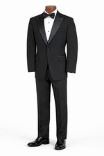 Men's Black Tuxedo with Flat