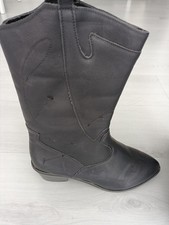 Damen Cowboy Stiefel Schwarz gebraucht Größe 39