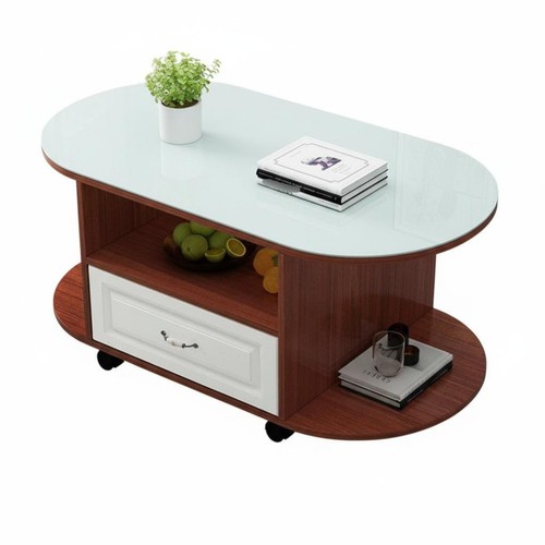 Salontisch oval mit - salontisch,