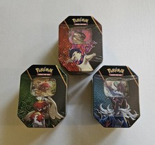 3x Pokemon Tin Box Hisui