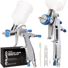 MINI LVLP Lackierpistole Spritzpistole Farbspritzpistole Druckluft 1.2mm Düse