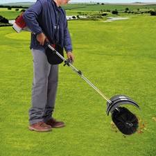 2.3PS 2Takt 52CC Benzin Motorbesen Kehrmaschine Schneeschieber Besen Schneefräse