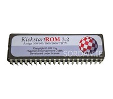 Kickstart ROM 3.2.3 Amiga OS für Amiga 500 600 2000 + abgerundete Aufkleber