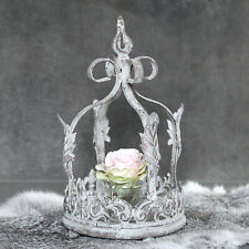 Landhaus Kronentablett Krone Metall Shabby Dekokrone Vintage Teelichthalter