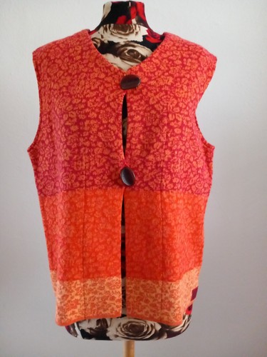Hofius weste rot orange gelb - hofius,