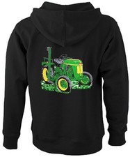 Kapuzenjacke, Hoodie, Sweat mit " Bautz " - Traktor, schwarz