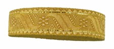 33mm litze tresse goldfarbig - tresse,
