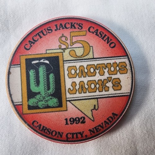 Cactus jacks casino poker chip - jacks,