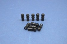 LEGO 10 x Technik Verbinder mit Pin & Kugelkopf schwarz black technic 6628