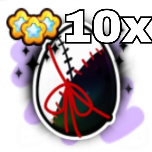 10x exclusive patchwork egg - 10x, |