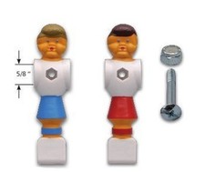 11 Kickerfiguren World Cup mit Schrauben Tischfussball